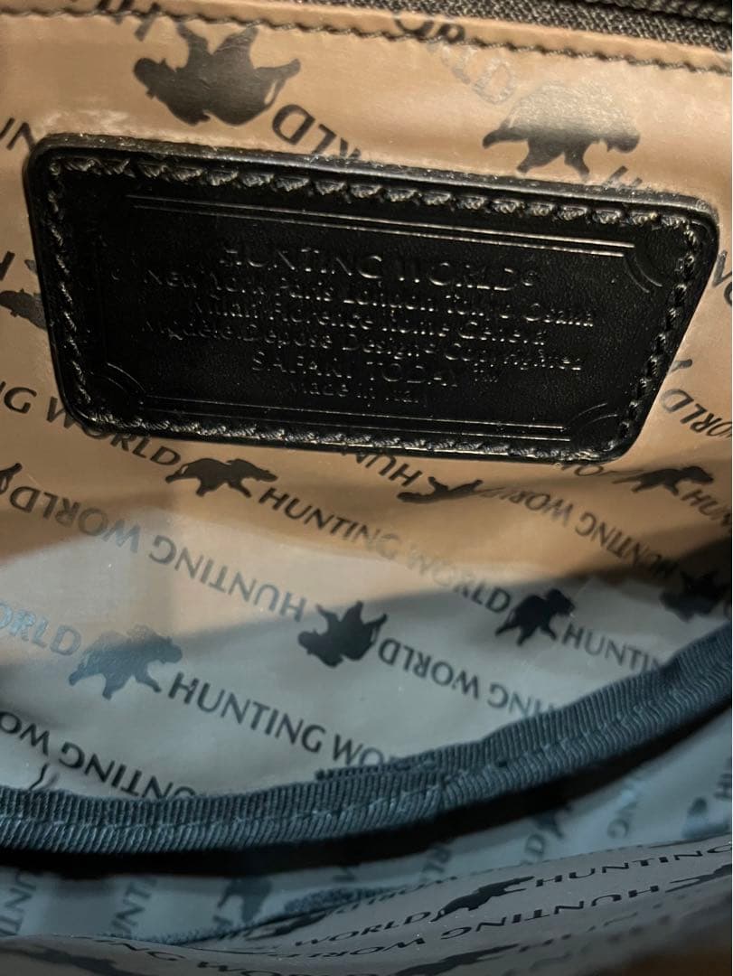 美品☆ ハンティングワールド ウエストバッグ ポーチ ボディバッグ　良品