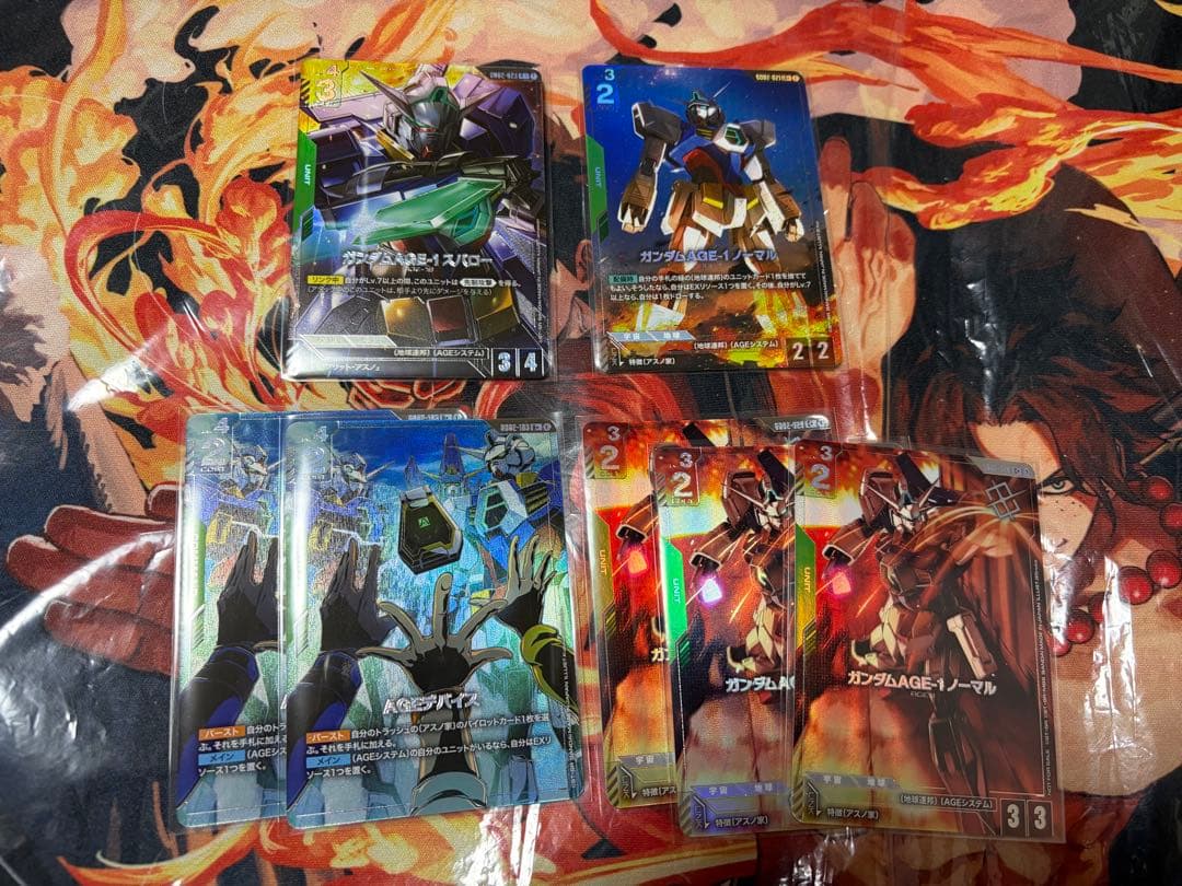 ガンダムAGE パラレル　セット　AGE-1 AGEデバイス　スパロー　カード