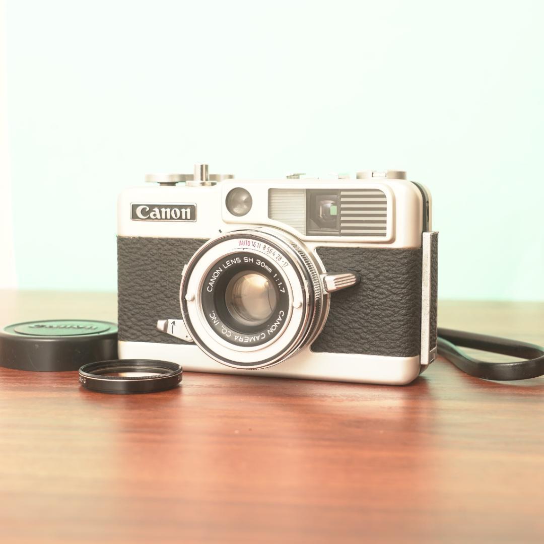 完動品◎Canon demi EE17 コンパクト フィルムカメラ 750