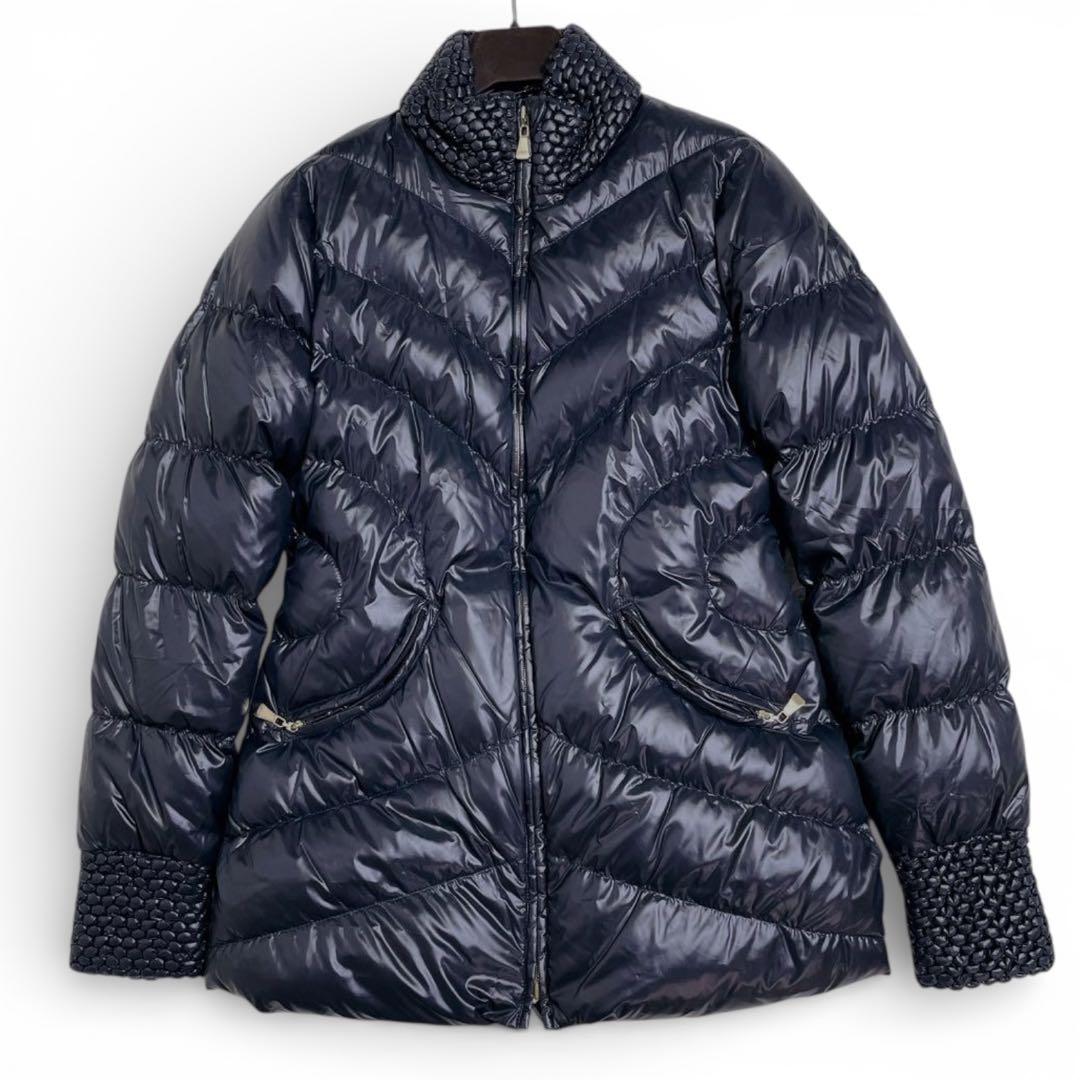 ESCADA エスカーダ キルティング ダウンジャケット 黒 BK 38