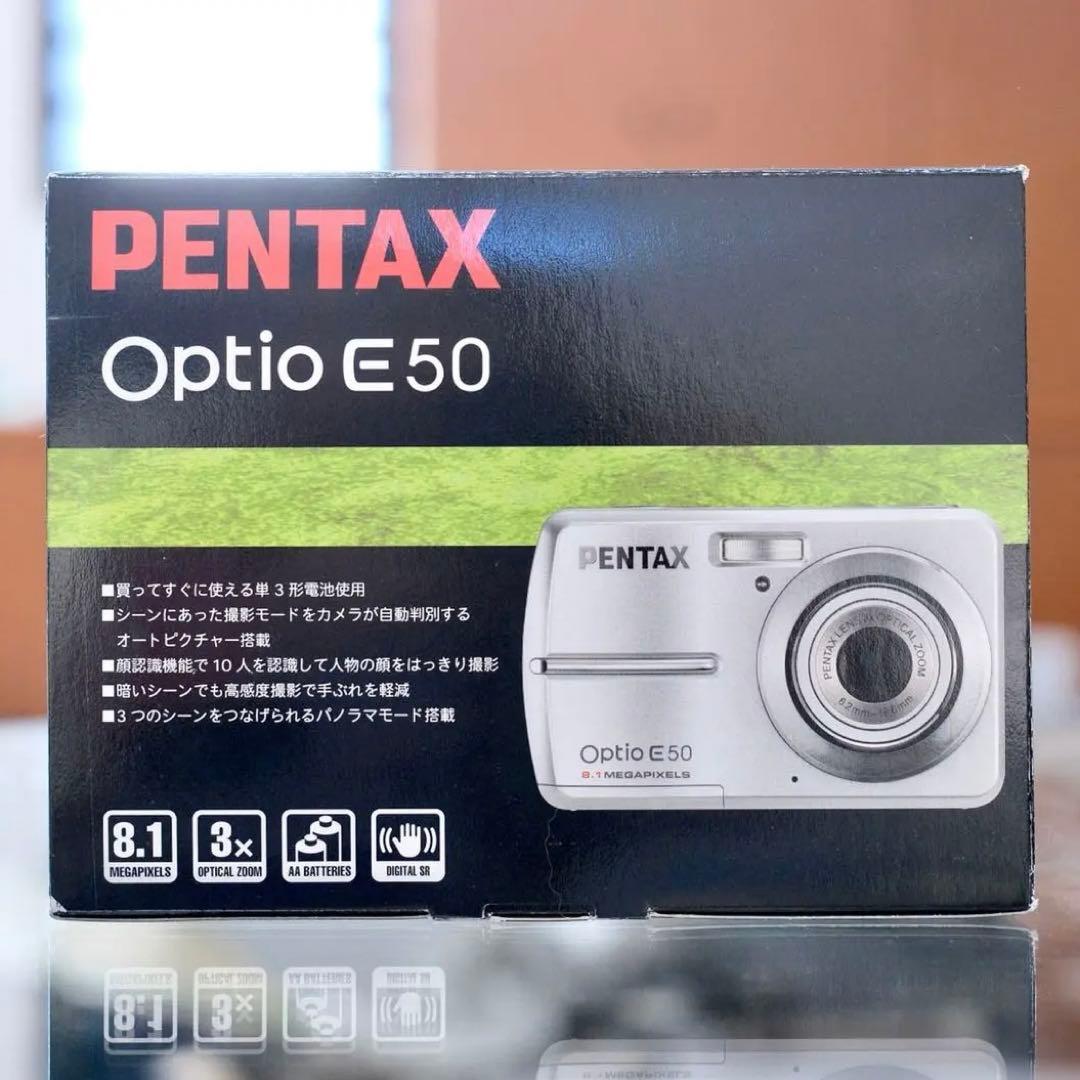 新品未使用 名機 CCD 平成レトロ コンデジ PENTAX Optio E50