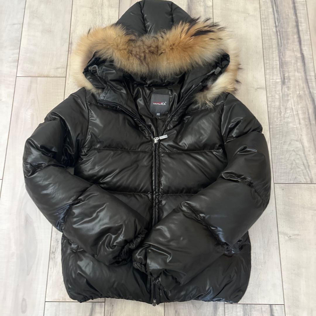 DUVETICA 40 ダウン Mサイズ ファーダウン 短丈 Y2K