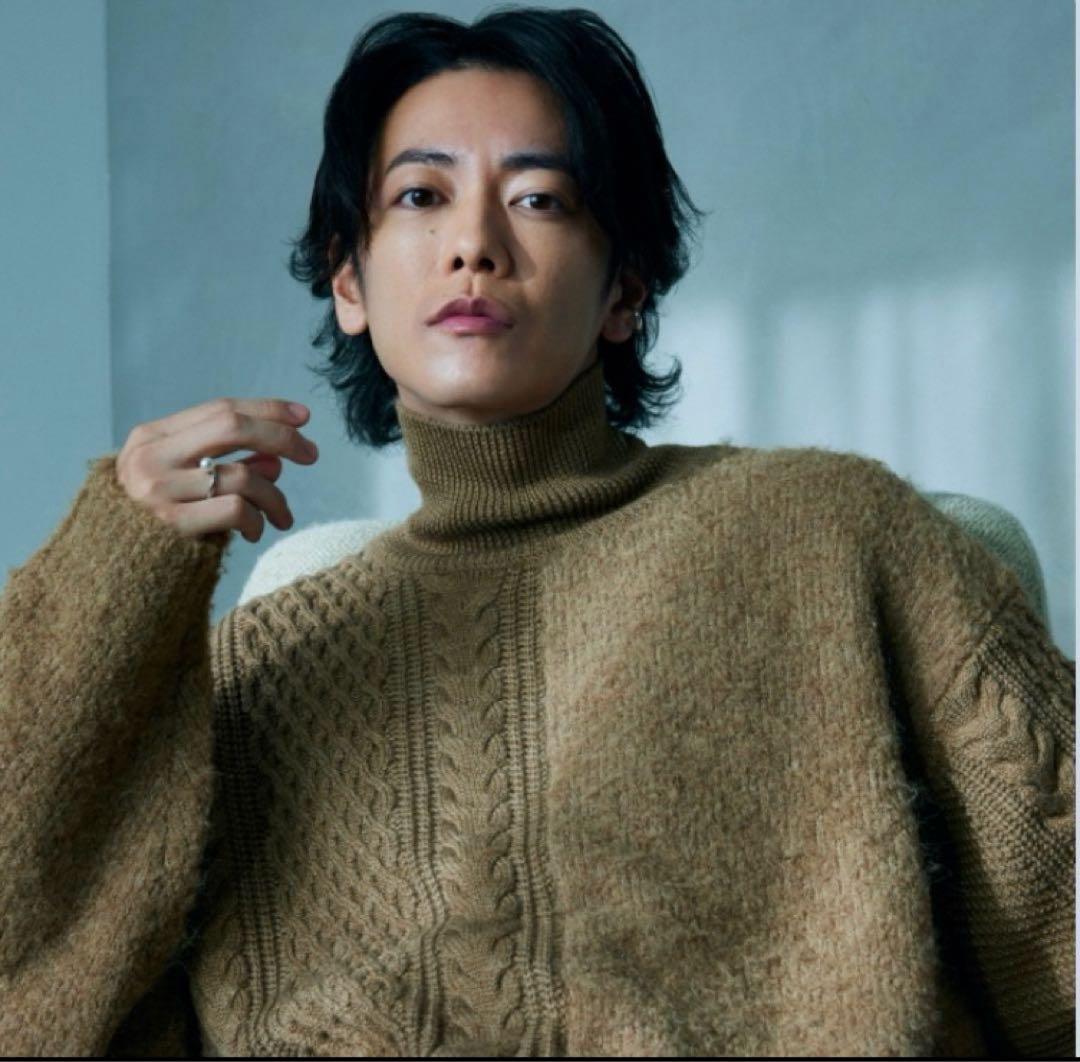 佐藤健abyts タートルネック ベージュ 本人着用 サイズ1 佐藤健着用