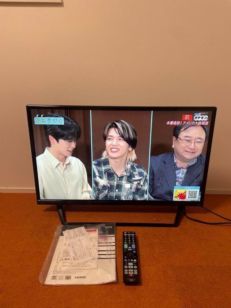 ORION 液晶テレビ 32V型 2022年製 裏番組外付けHDDで可