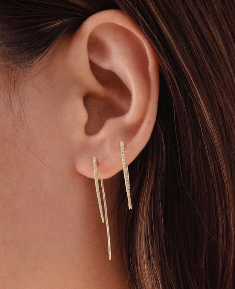 GABRIELA ARTIGAS/ PAVE INFINITE TUSKピアス