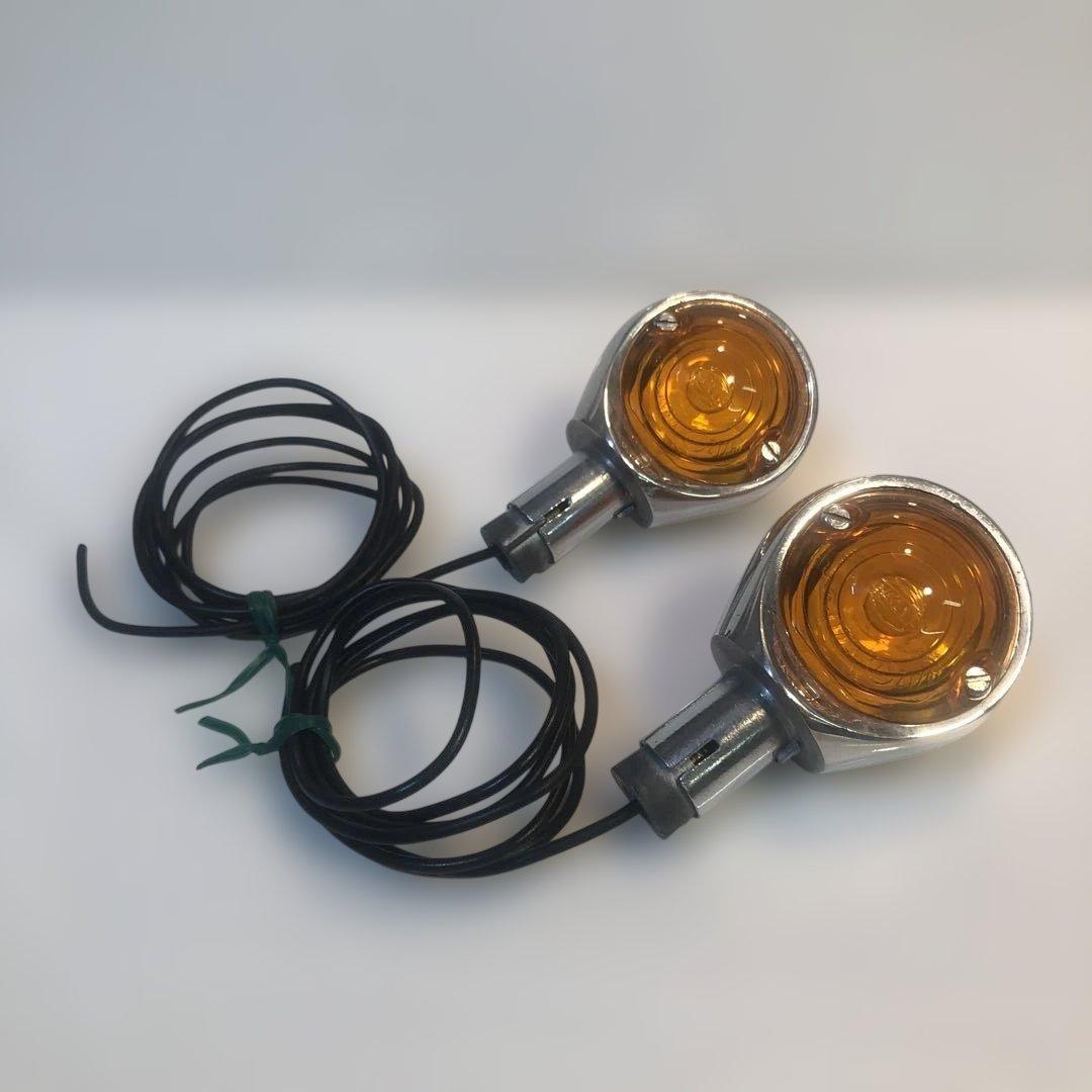 HELLA バーエンドウインカー　アルミ製バフ仕上げ　2個セット　未使用　訳あり