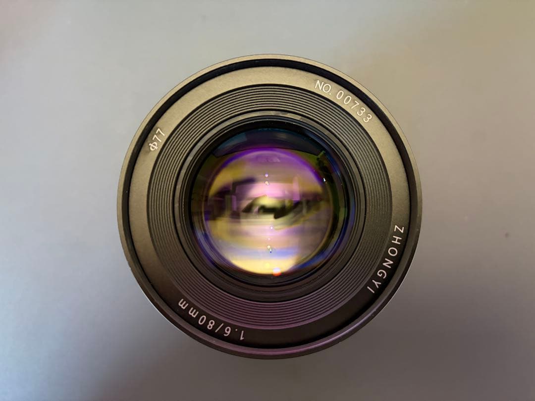 中一光学　80mm F1.6 SPEED MASTER GFマウント