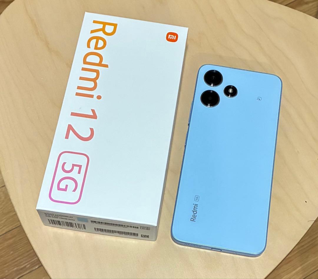 Xiaomi Redmi 12 5G ライトブルー 本体