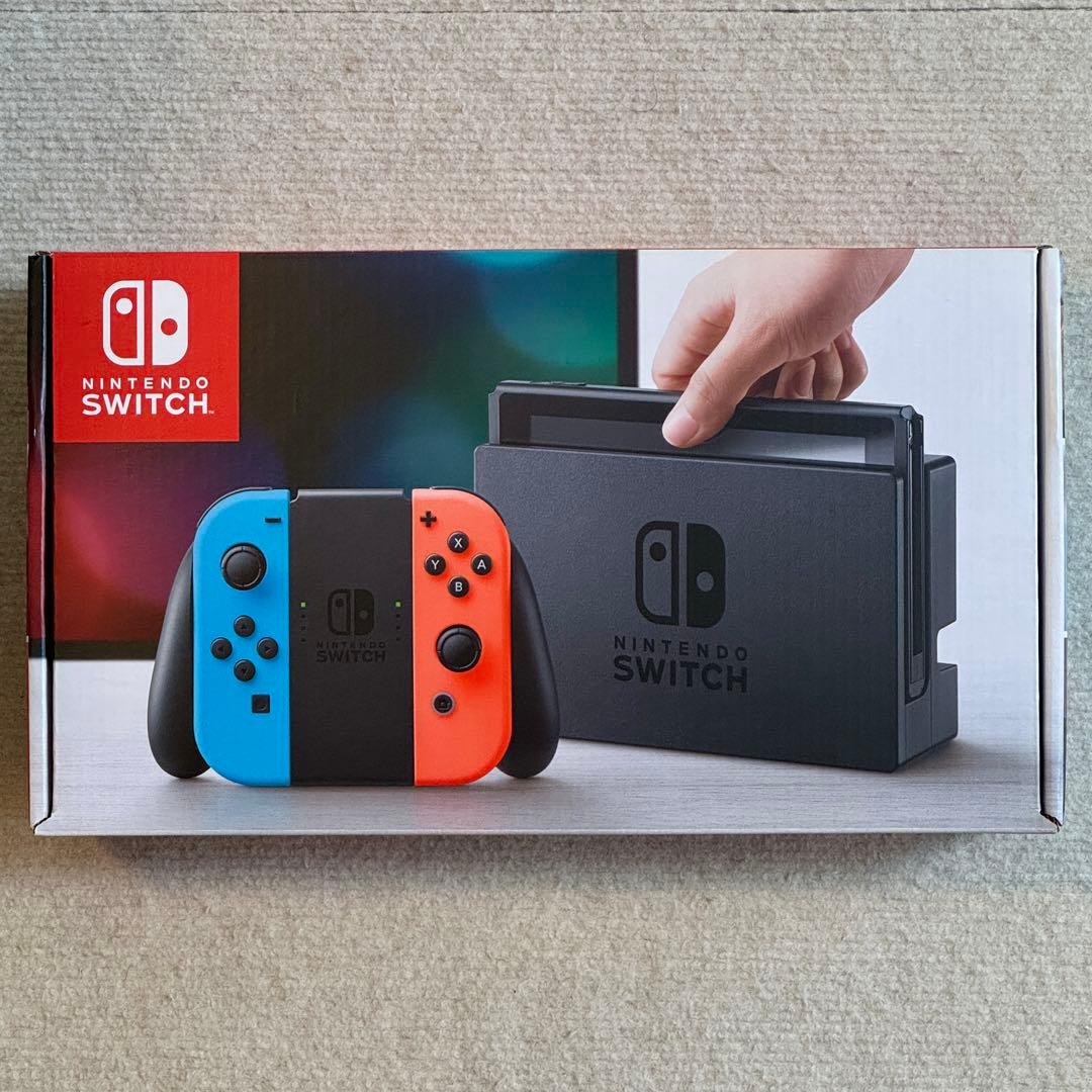 Nintendo Switch ネオンブルー/ネオンレッド 本体 &ポーチ付き