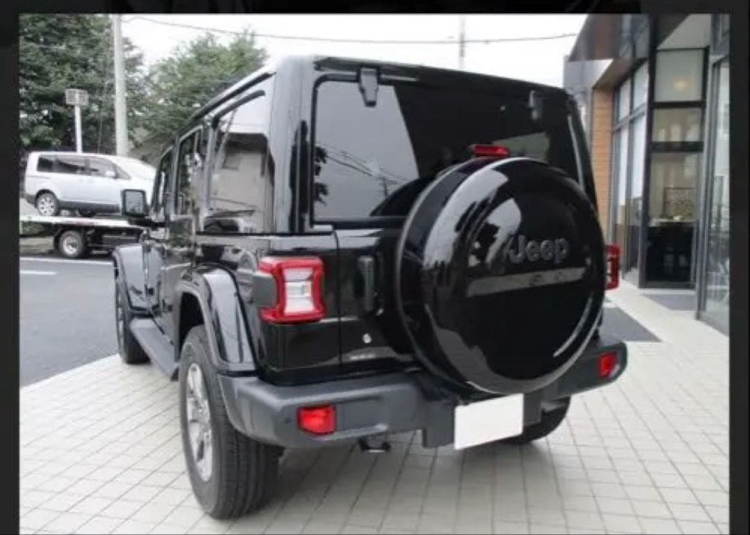 【^-^】　jeep ラングラータイヤカバー