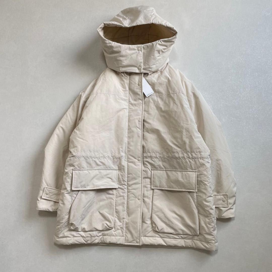 【新品・タグ付き】UNIQLO ハイブリッドダウンコート ナチュラル 3XL