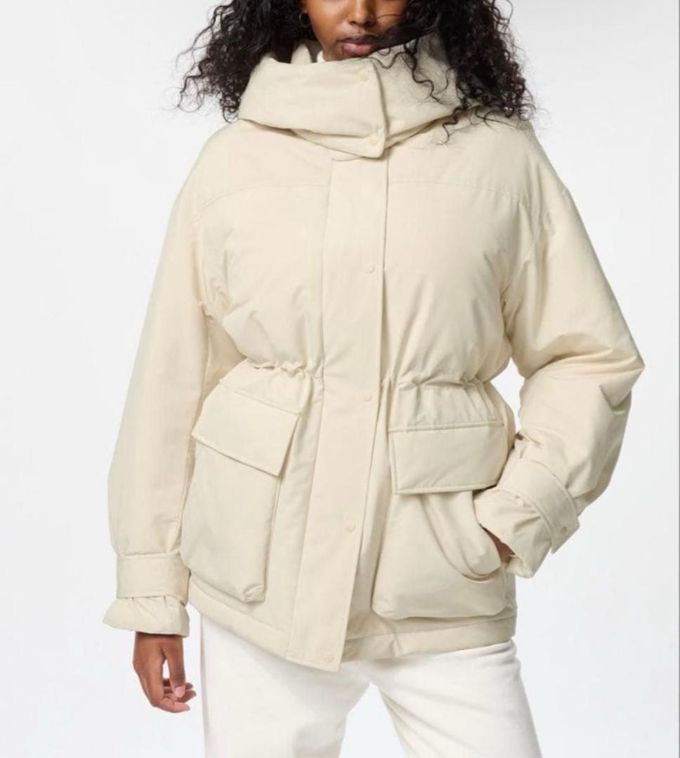 【新品・タグ付き】UNIQLO ハイブリッドダウンコート ナチュラル 3XL