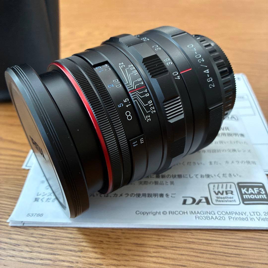 PENTAX DA 20-40mm ED レンズ