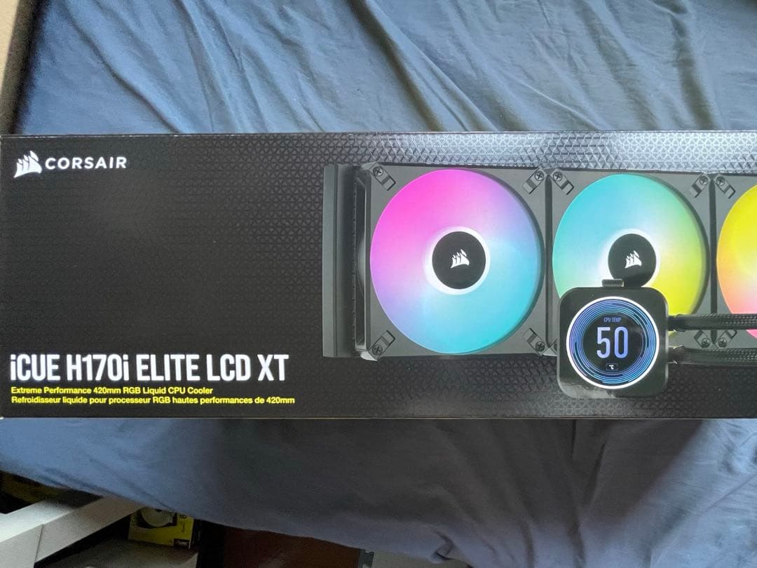 コルセアiCUE H170i ELITE LCD XT簡易水冷クーラー
