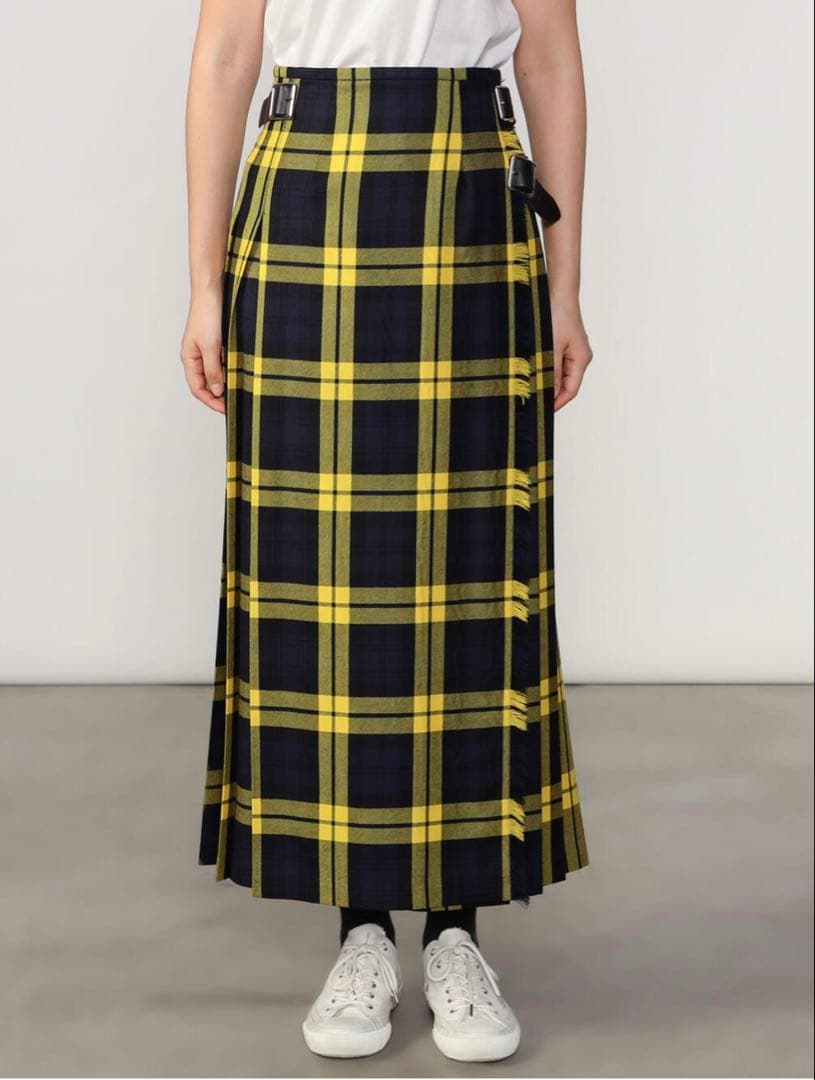 【Bshop】O'NEIL OF DUBLIN チェック柄ロングスカート