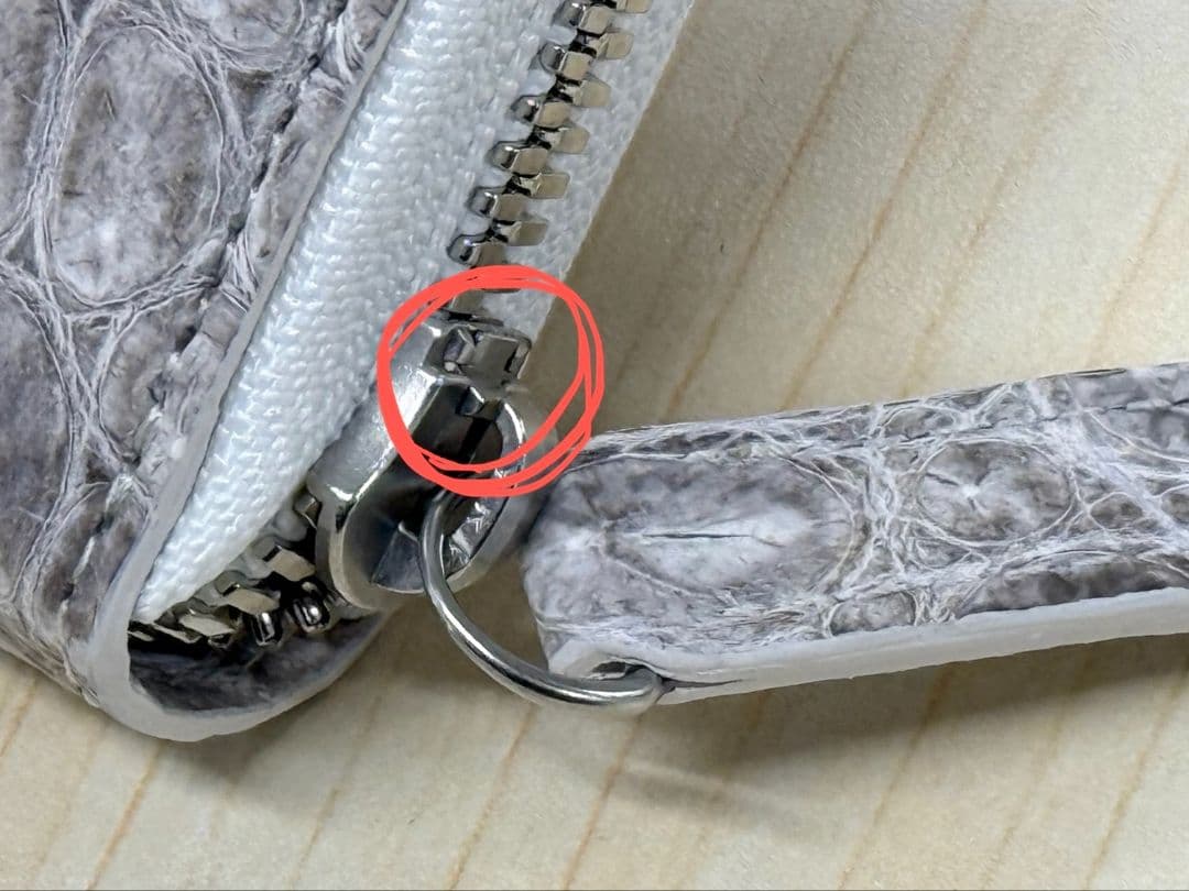 YOU　東京クロコダイル　マット　グランデ　ナイルクロコダイル　1枚革　黒