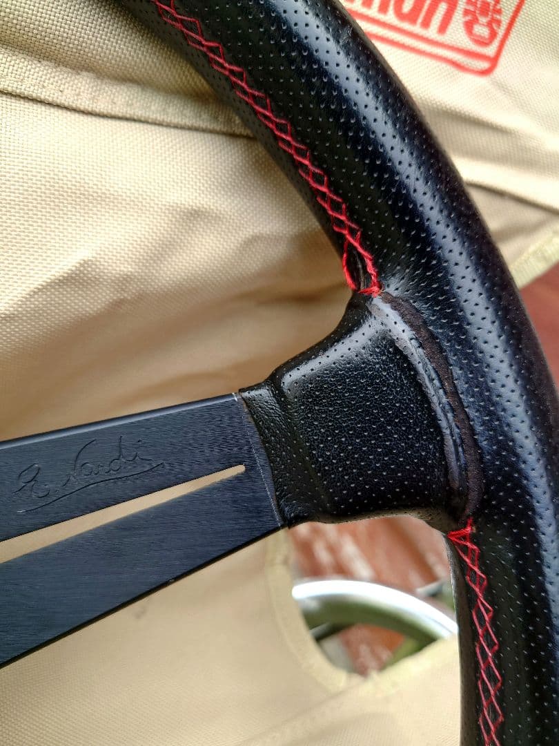 当時物 本物ナルディ ラリー 35Φ ディープコーン ステアリング FET刻印