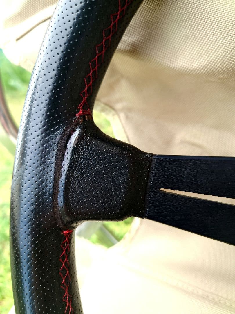 当時物 本物ナルディ ラリー 35Φ ディープコーン ステアリング FET刻印