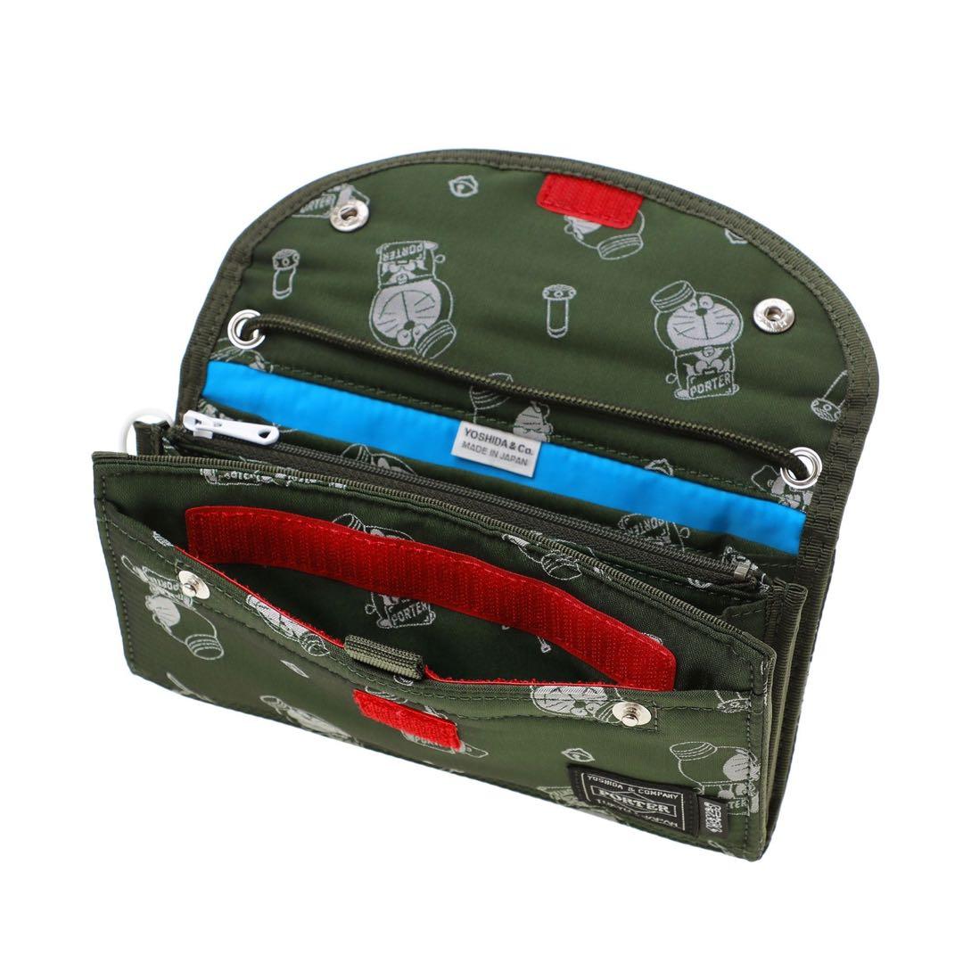 レア✨【未使用】PORTER ポーター ドラえもん 長財布 ロングウォレット 緑