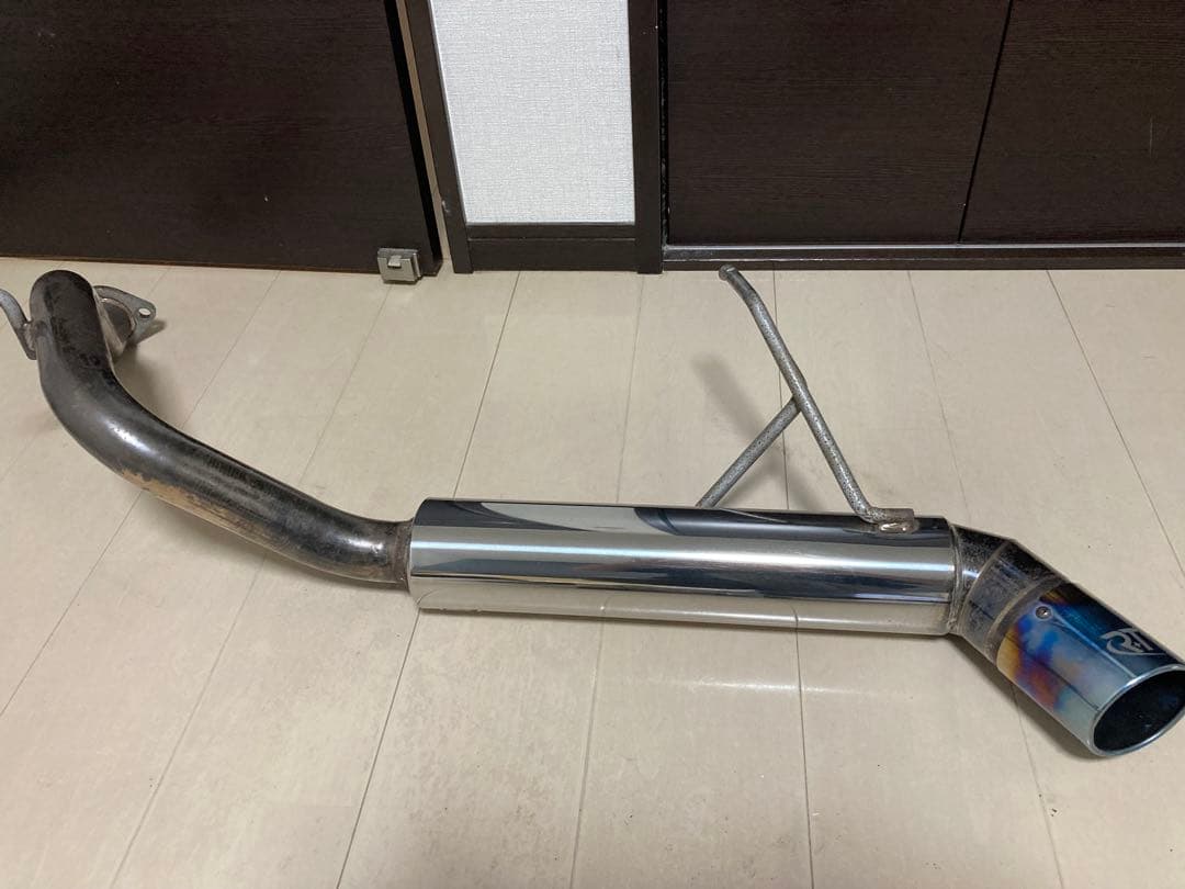 RIDE＋TECH エブリイDA17用UPSTYLEマフラー　チタンテール