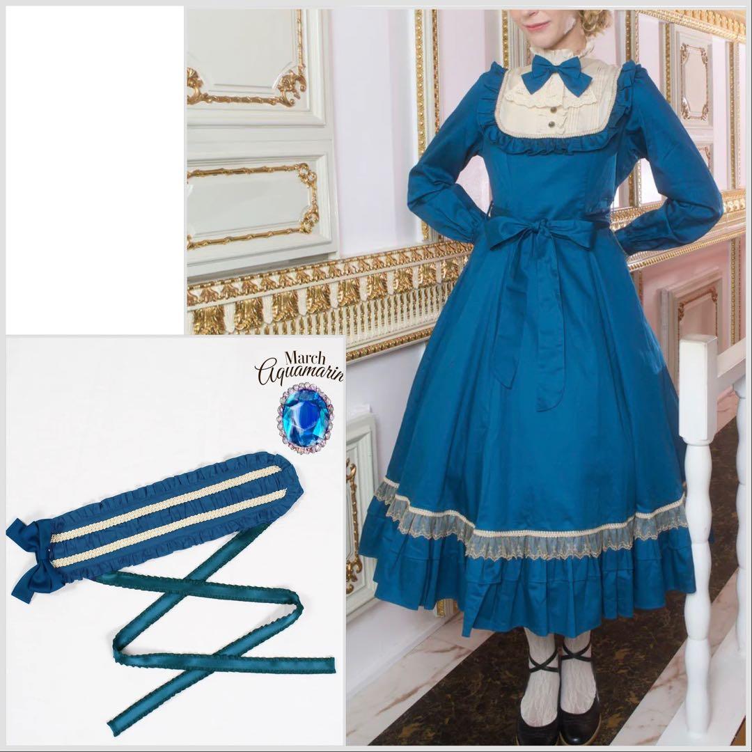 Jewelryクラシカルドールロングドレス　ノーマルサイズ　アクアマリン