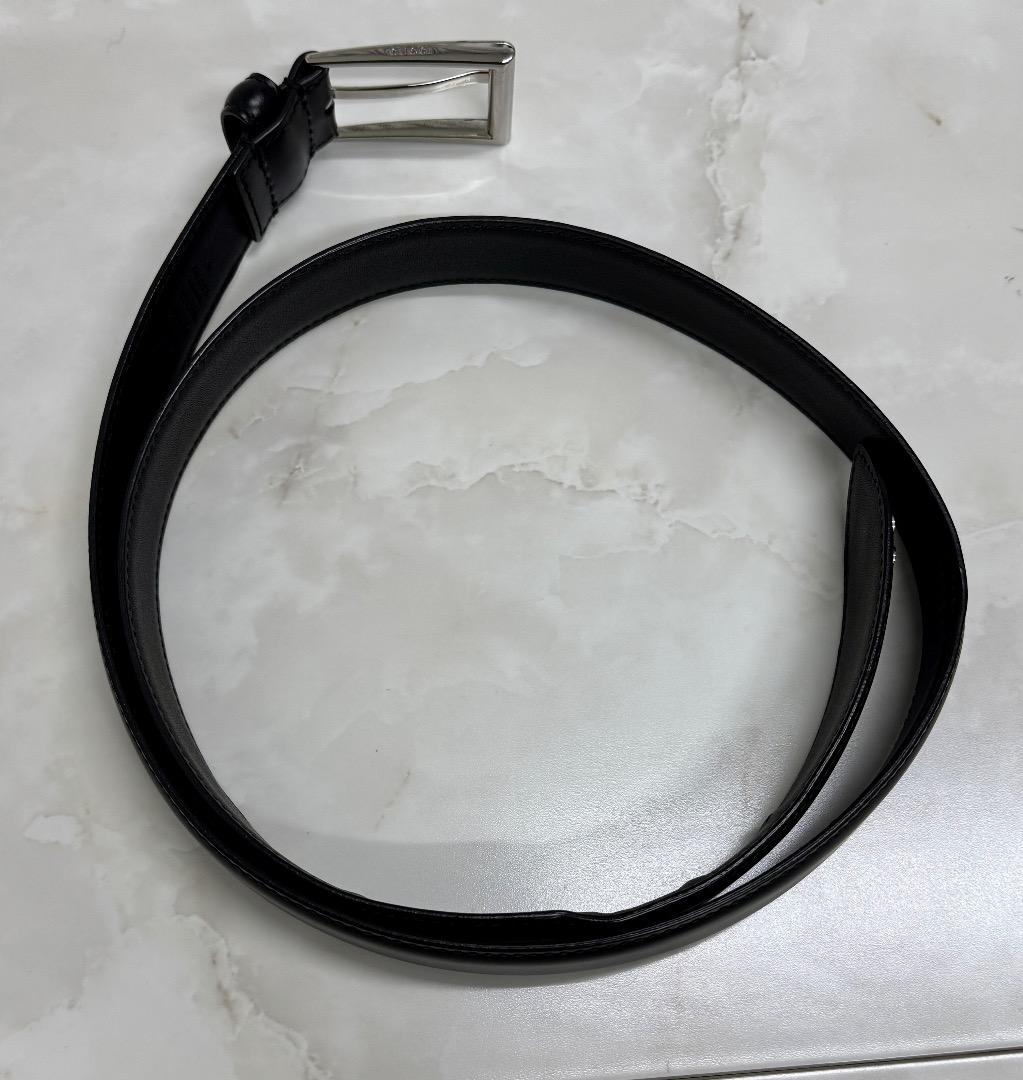 山*屋様 GUCCI ブラックレザーベルト 70-34