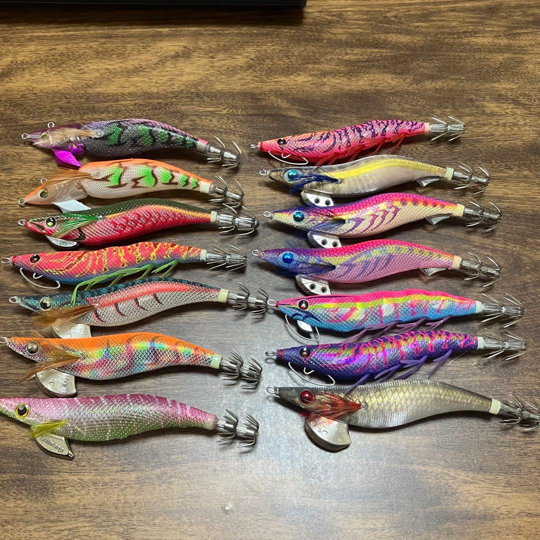 エギ3.5号14個セット　エギ王K LIVE エメラルダスアモラス　パタパタなど