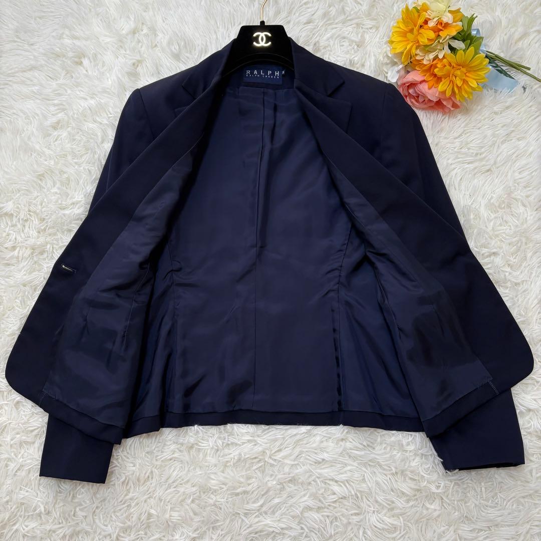 ラルフローレン　セットアップ　スーツ　パンツ　テーラードジャケット　ネイビー系