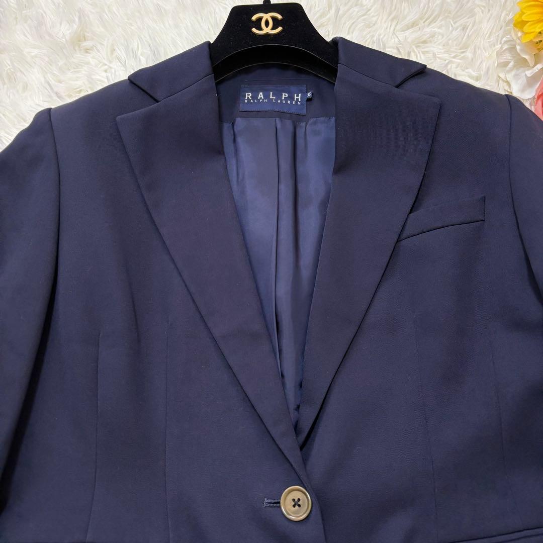 ラルフローレン　セットアップ　スーツ　パンツ　テーラードジャケット　ネイビー系