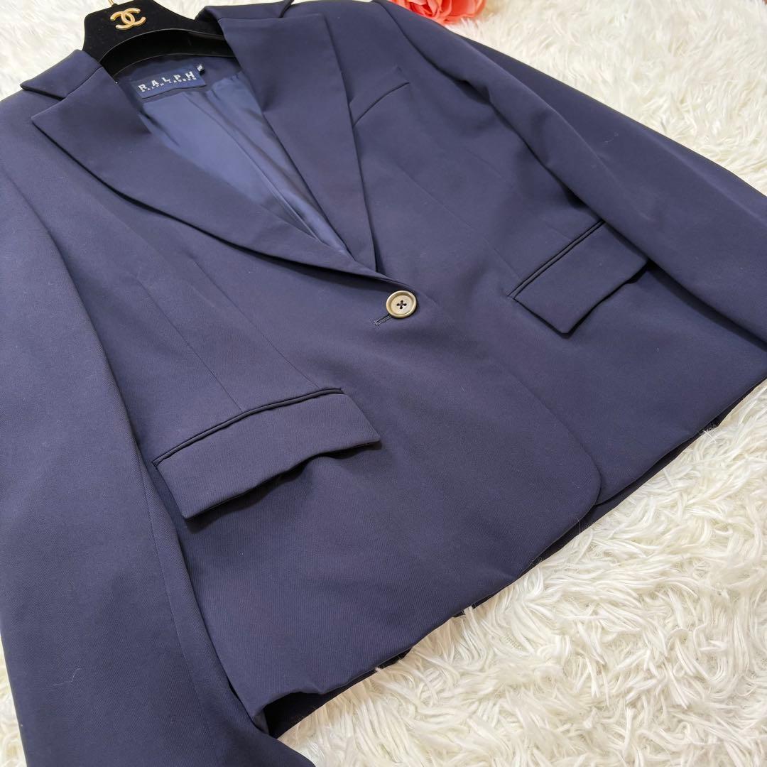 ラルフローレン　セットアップ　スーツ　パンツ　テーラードジャケット　ネイビー系