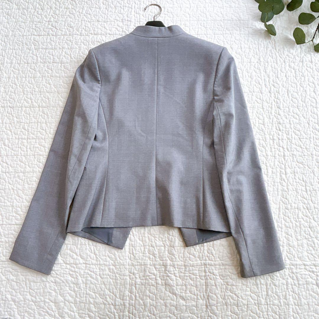 セオリー TAILOR LANAI パンツスーツ セットアップ ノーカラー L