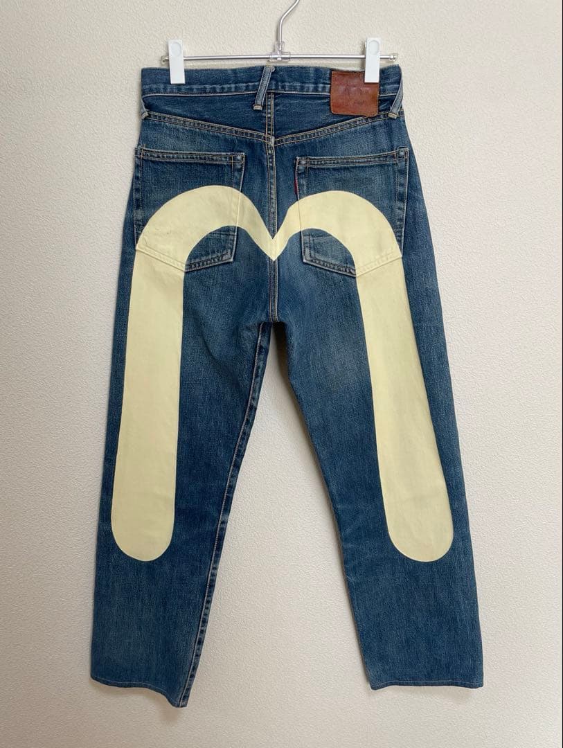 EVISU No.2 Lot.2501xx W28×35 ホワイト大黒　ワイド