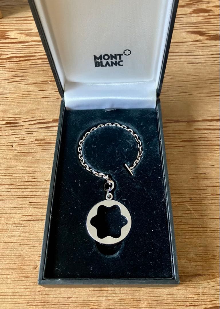 【貴重】MONTBLANC スターリングシルバー925 キーリング 箱付き