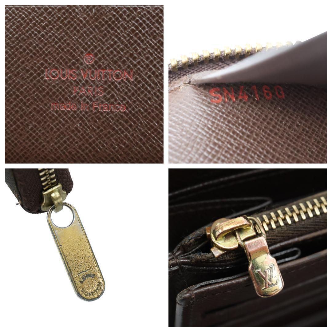 美品 ルイヴィトン ダミエ 長財布 ジッピー オーガナイザー N60003