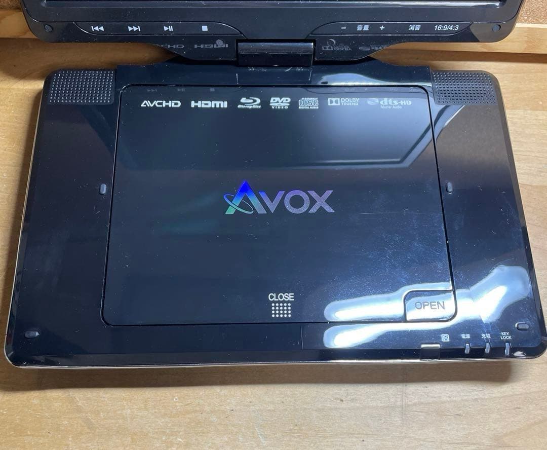 Avox 21年購入 ポータブルDVD・Blu-ray・ブルーレイプレーヤー