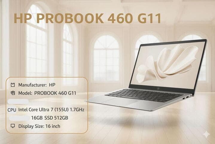 Windowsノート本体 HP PROBOOK460G11/16GB/512GB/Windows 11