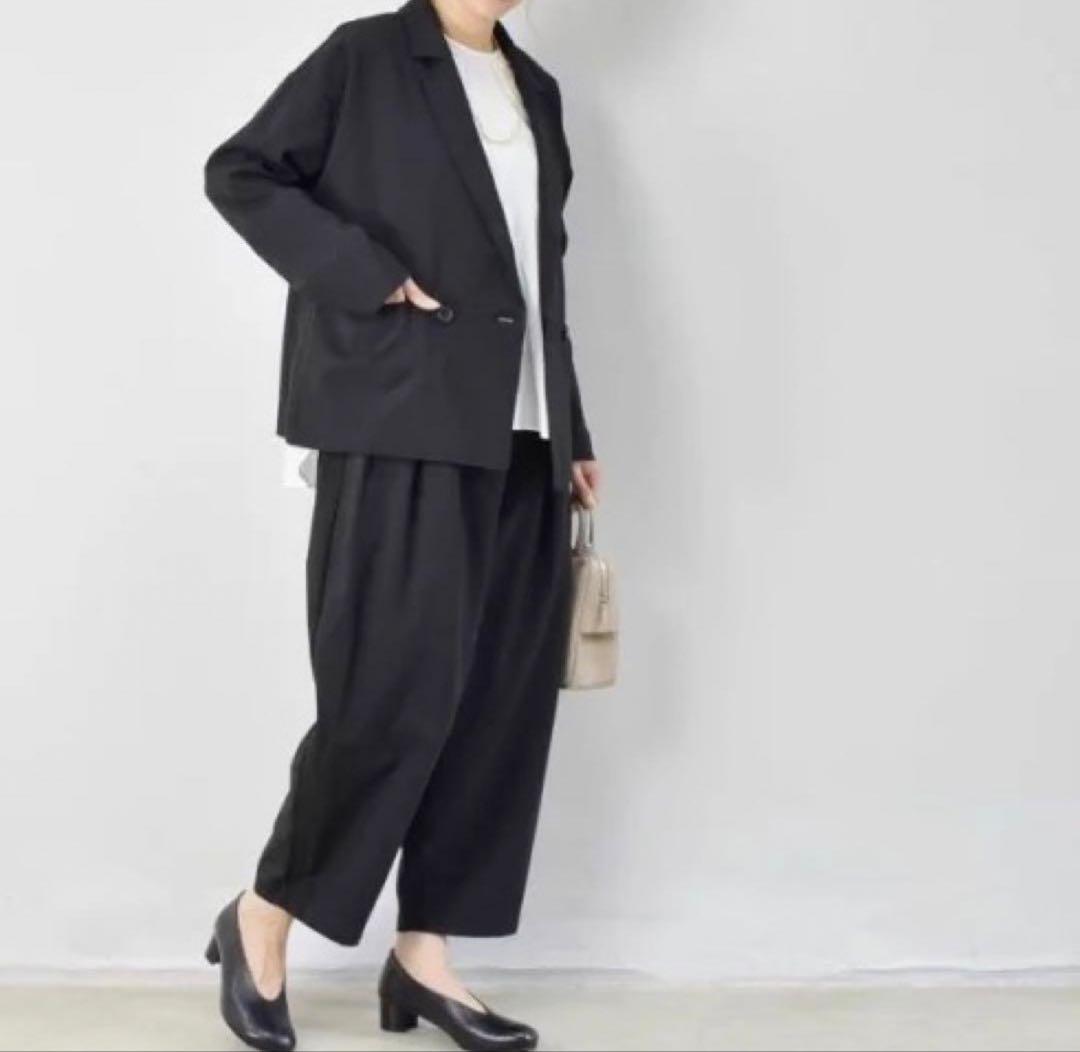 un cinq メランジオックスフォード　ジャケット　パンツ　セットアップ