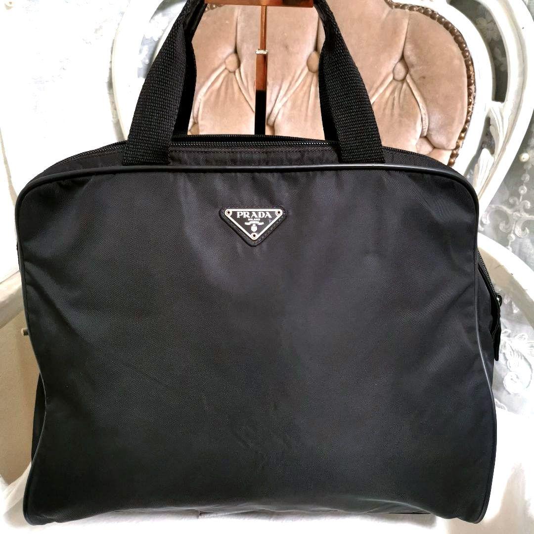 orange！ プラダPRADAトートバッグ ボストンバッグビジネスバッグ