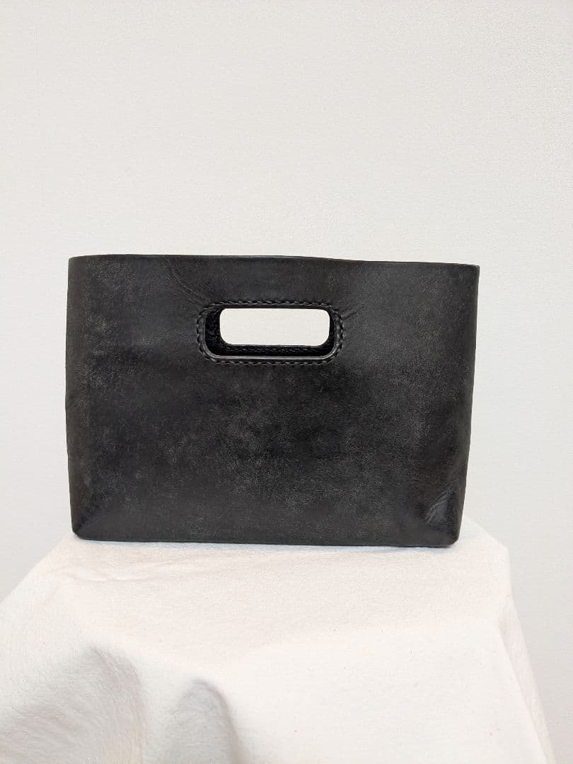 SAFUJI ミニバッグ 黒 レザー