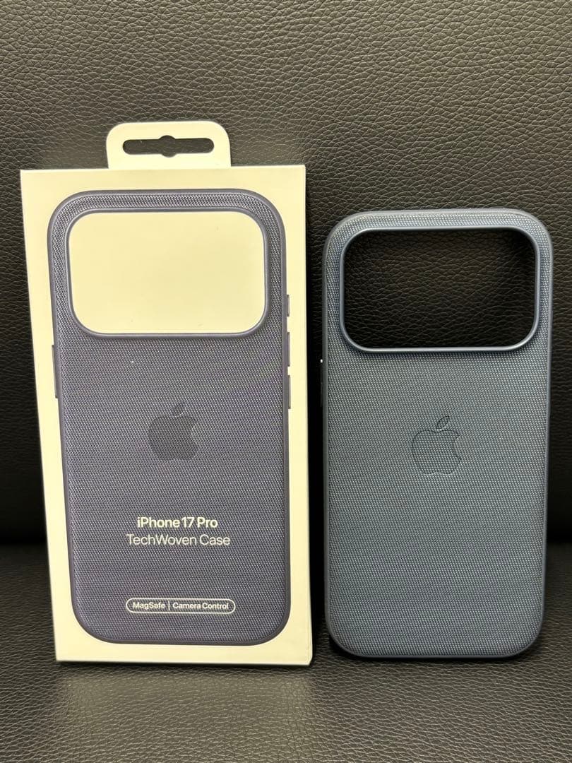 【美品】iPhone 17 Pro TechWoven Case ブルー