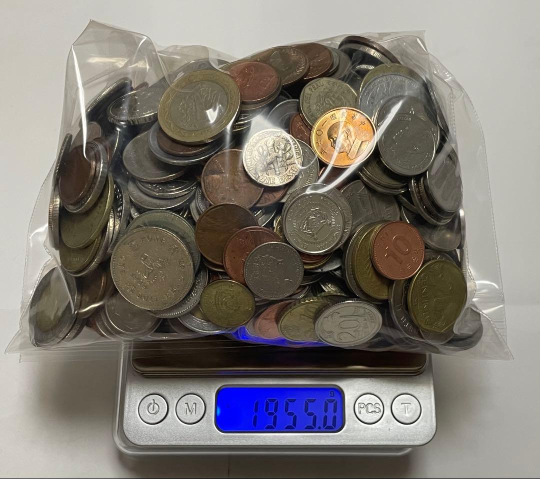 古銭　外国の硬貨　世界の　大量　4100g以上　詳細は分かりません