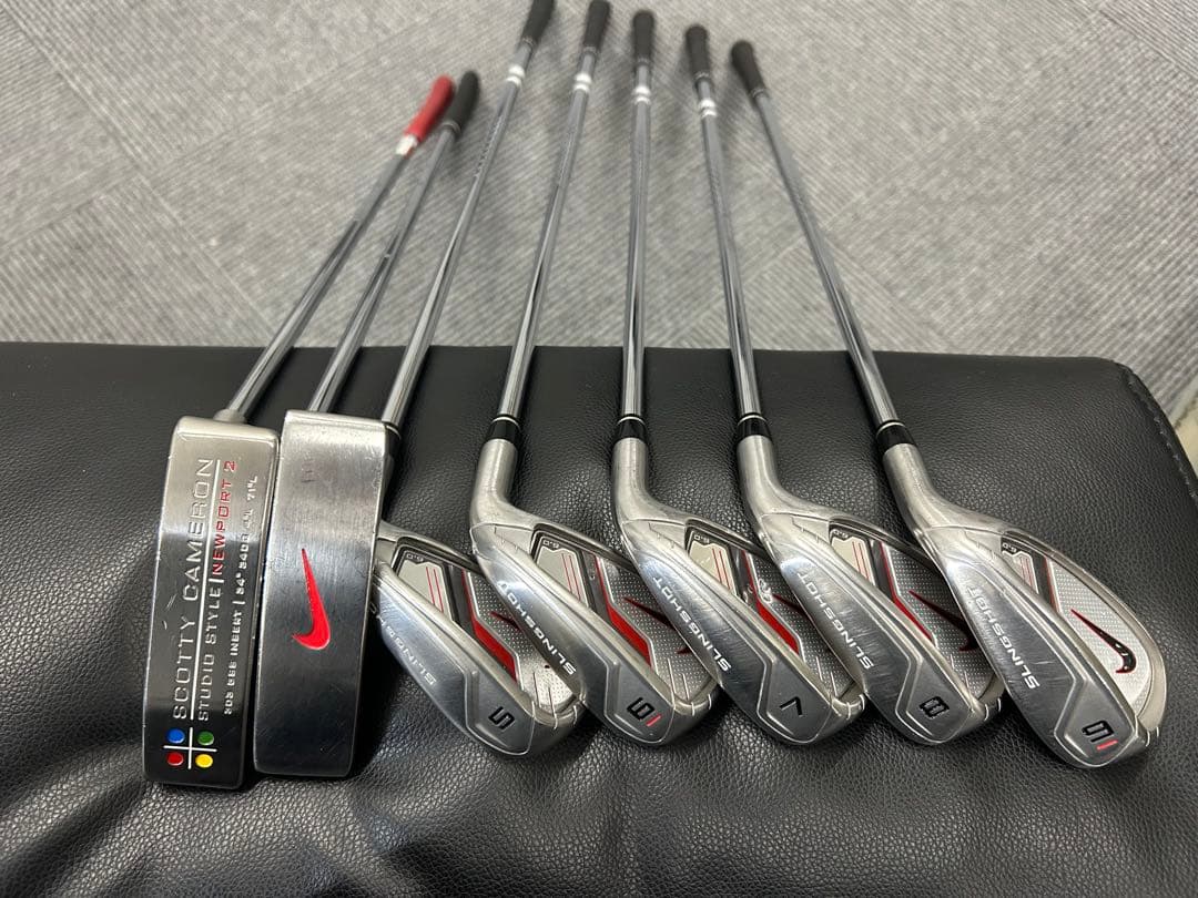 ScottyCameronニューポート2+NIKE SSアイアン5本パター1本