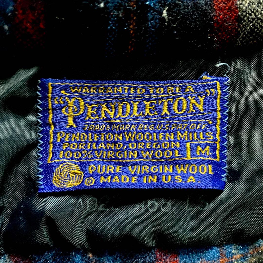 t*1様 ち*ん様 PENDLETON 70s M ボードシャツ　オープンカラー