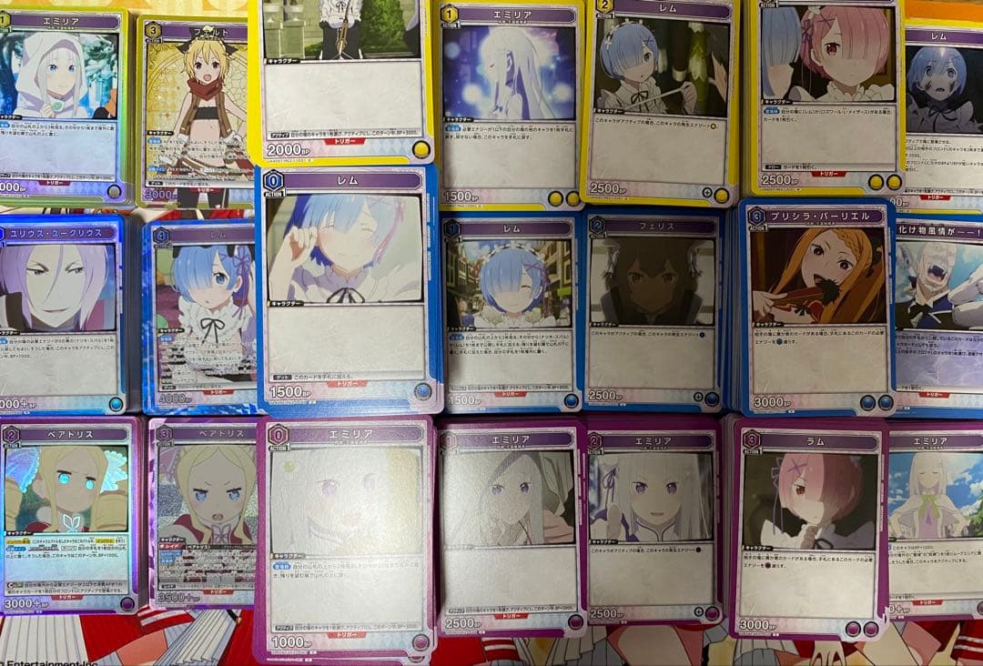 ケ*ン様 ユニオンアリーナ リゼロ SR以下 まとめ売り！