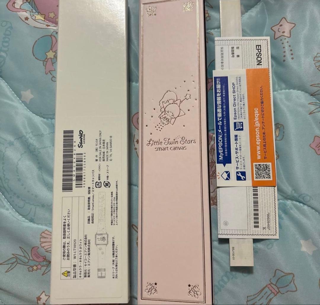 第*感様 希少品スマートキャンバス リトルツインスターズ キキ＆ララ ホワイト
