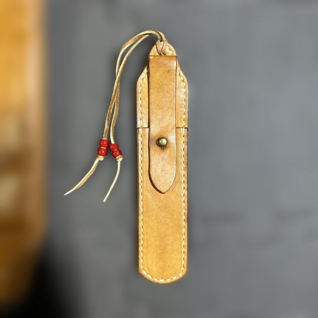 サムライクラフト　トートバッグ　ナチュラル×ブラウン