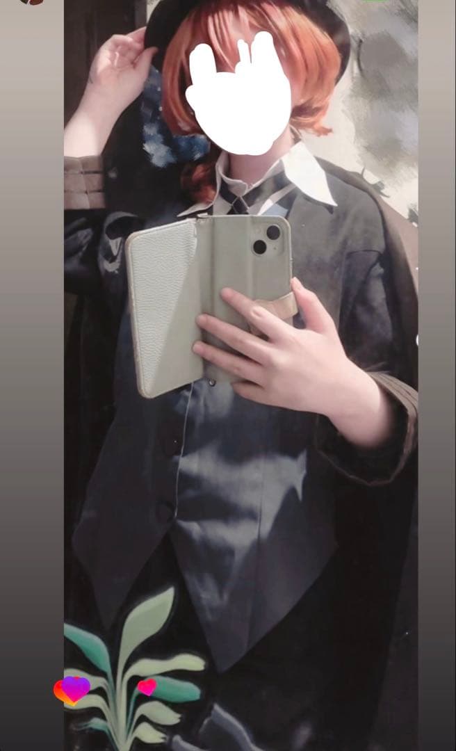 明日処分予定　文スト　中原中也　ウィッグ＋衣装セット　三分妄想製