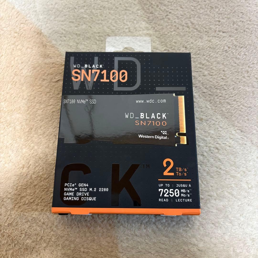 【新品未開封】WD ウエスタンデジタル M.2 SSD 2TB