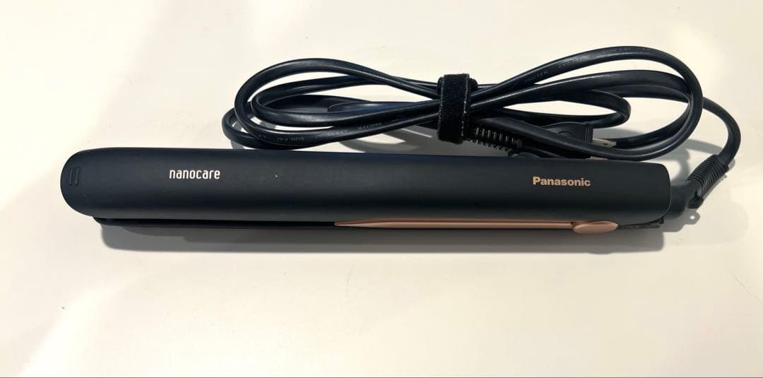 パナソニック ヘアーアイロンストレート用 ナノケア 黒EH-HSOE-K