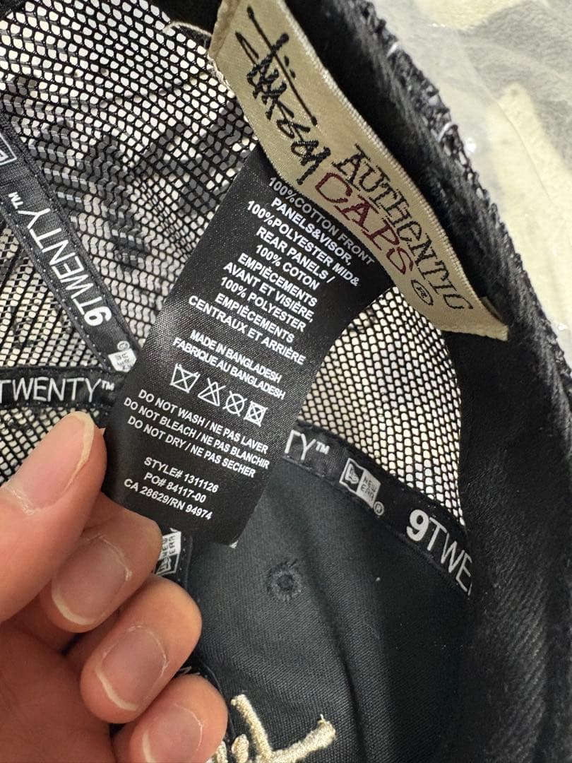 stussy newera メッシュキャップ